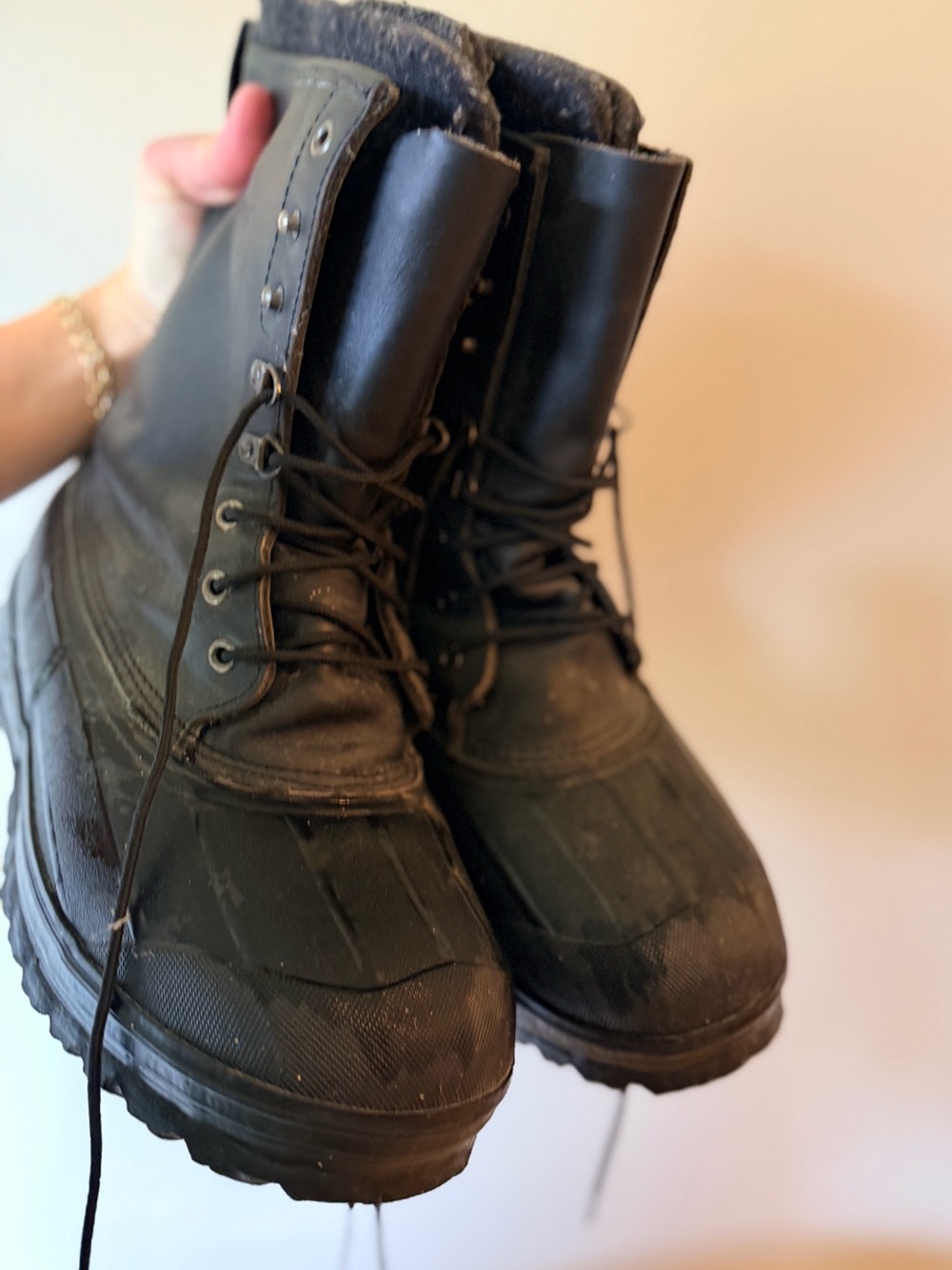 LaCrosse Iceman Insulated Winter Boots Men’s Size 11 Black